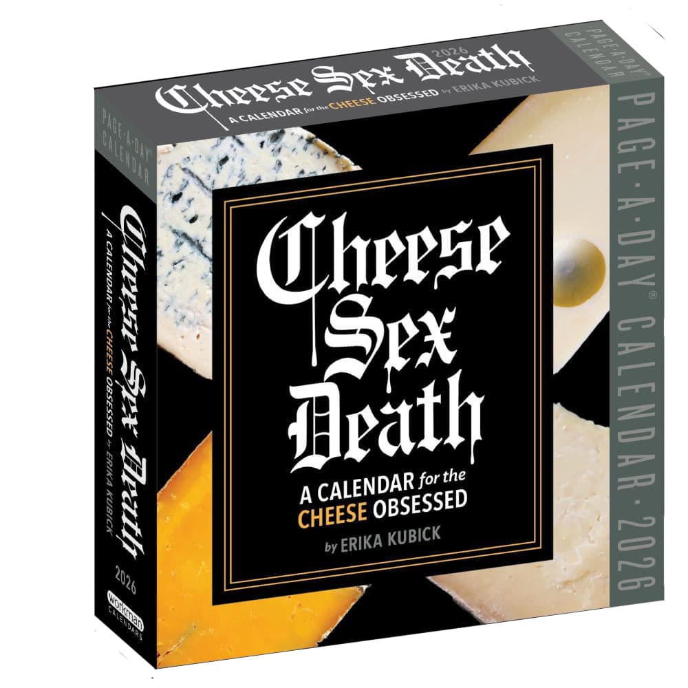 Cheese Sex Death 2026 Desk Calendar Main Product Image