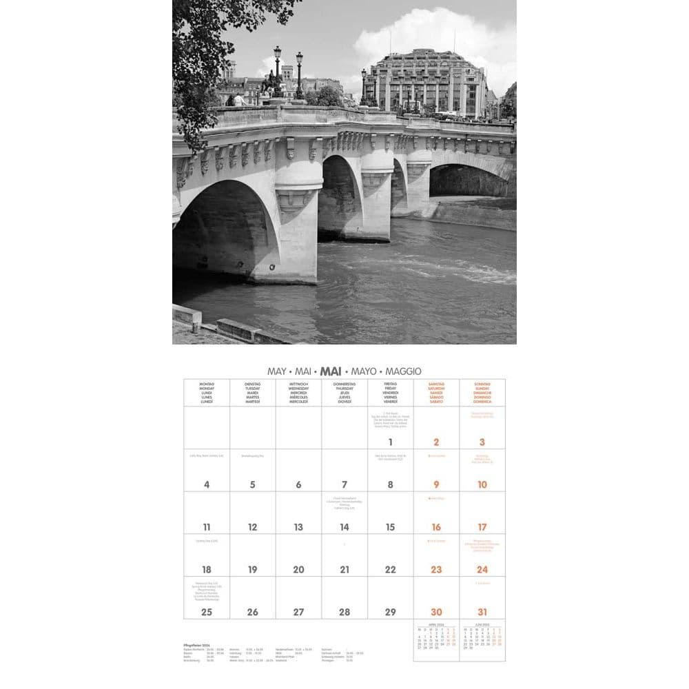 Paris Retro 2026 Mini Wall Calendar - Calendars.com