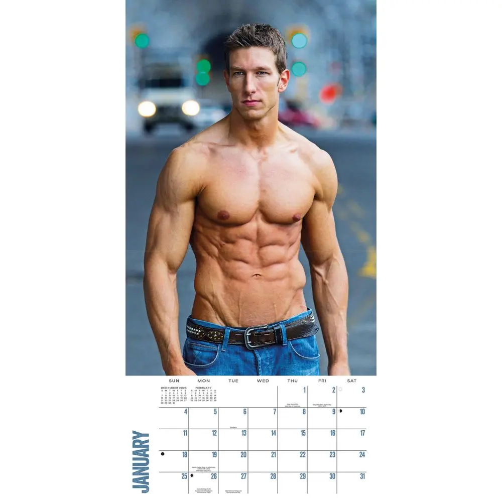 Dream Guys 2026 Wall Calendar