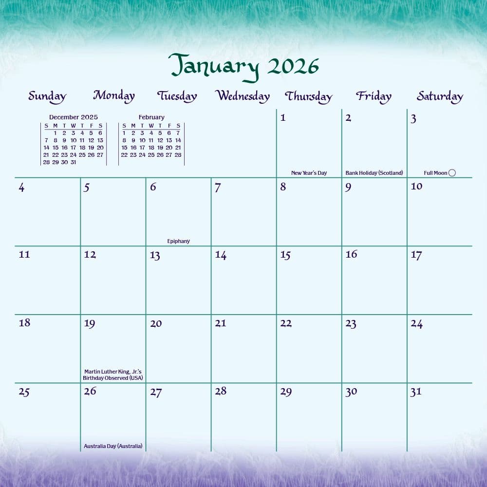 Daughter You Are A Gift In My Life 2026 Wall Calendar Third Alternate Image