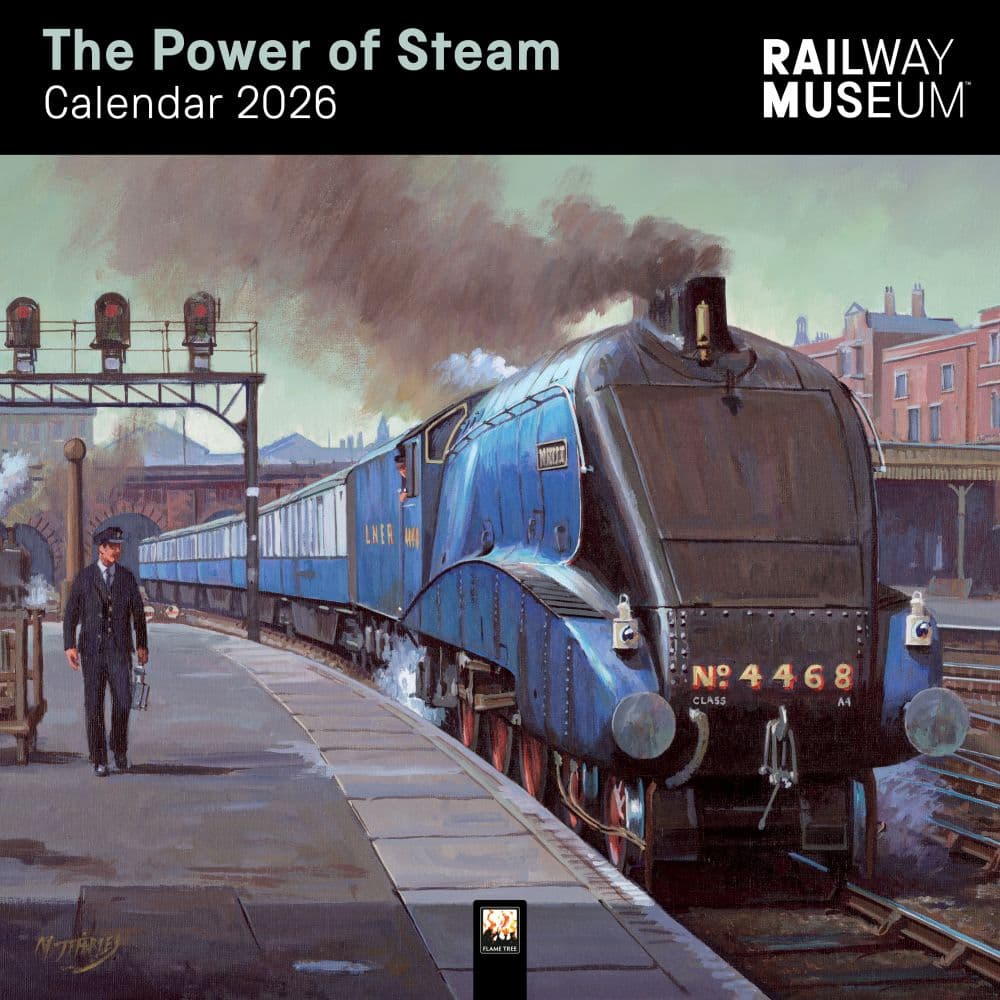 Railway Museum The Power Of Steam 2026 Wall Calendar Calendars Com 