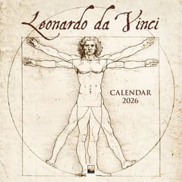 Leonardo Da Vinci 2026 Wall Calendar