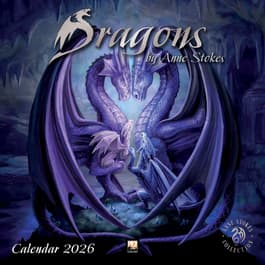 Dragons 2026 Wall Calendar