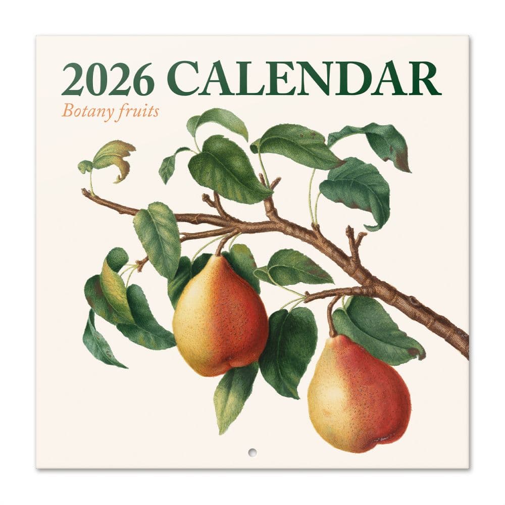 Botany Fruits 2026 Wall Calendar Calendars Com 
