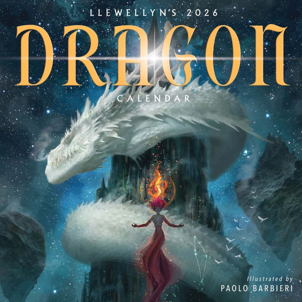 ISBN 9780738775180 product image for Llewellyns Dragon 2026 Wall Calendar | upcitemdb.com