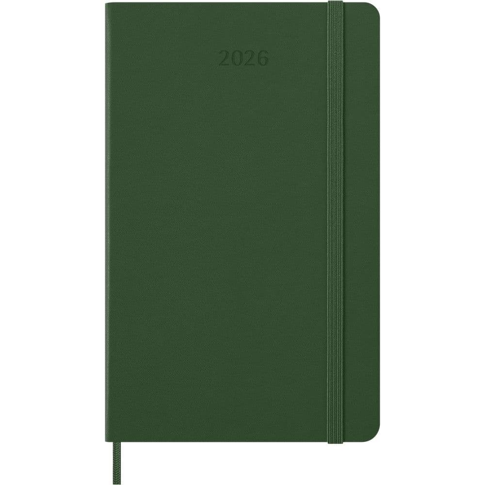 Moleskine Large Hard Cover Myrtle Green 12 Month 2026 Daily Planner Second Alternate Image