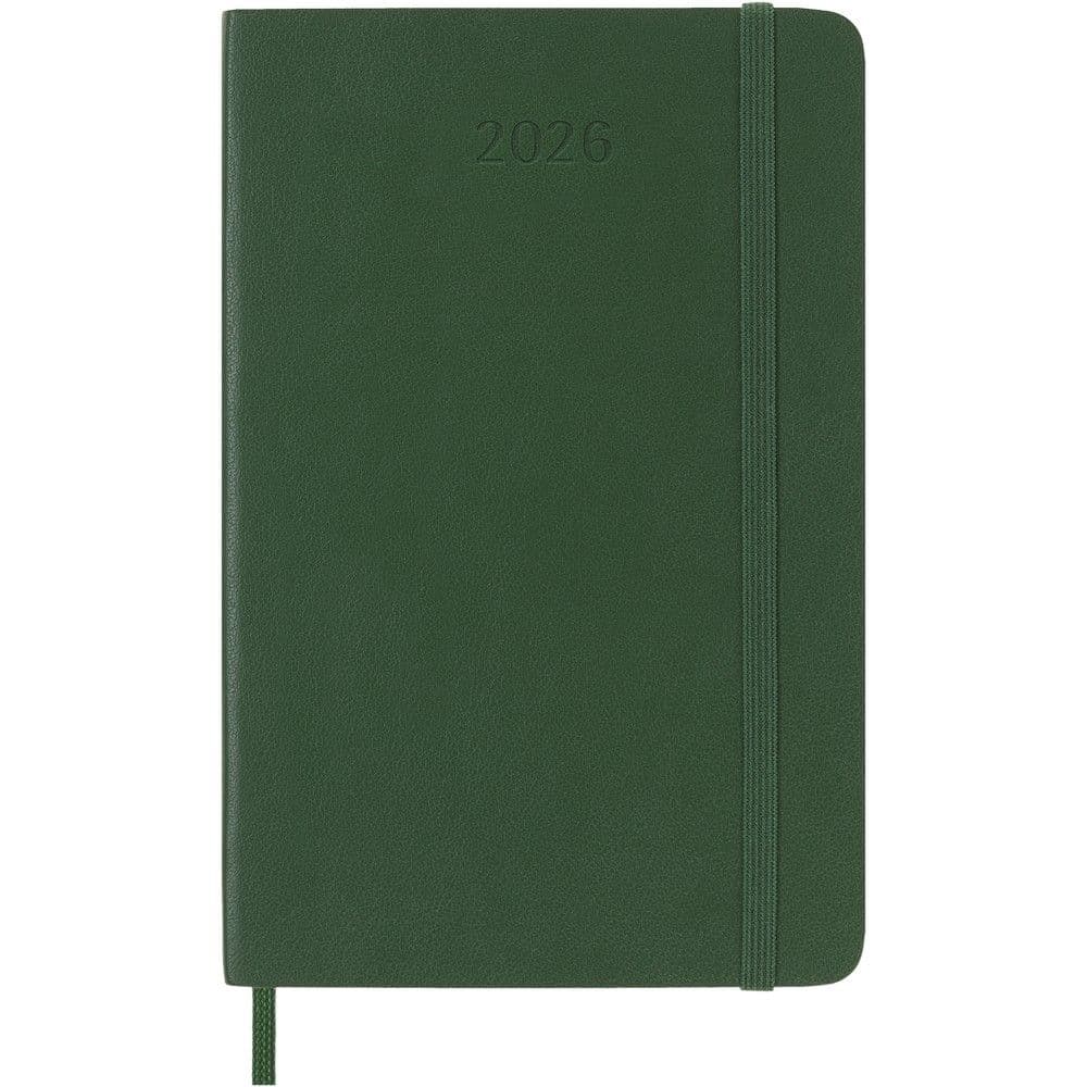 Moleskine Soft Cover Pocket Myrtle Green 12 Month 2026 Weekly Planner Second Alternate Image