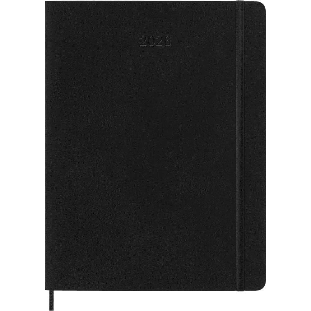 Moleskine Monthly Extra Large Black Soft Cover 12 Month 2026 Planner Second Alternate Image