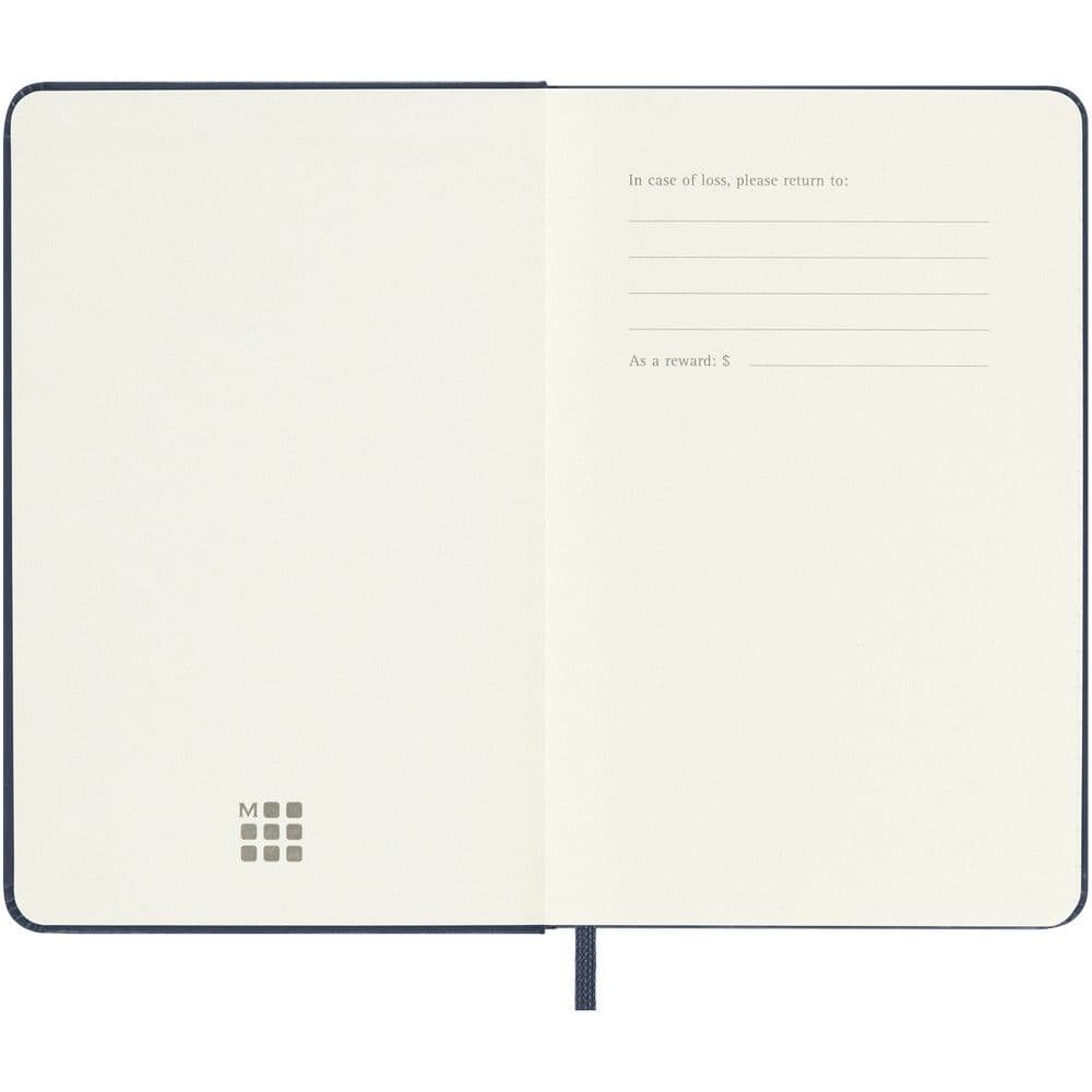 Moleskine Pocket Blue Weekly Hard Cover 12 Month 2026 Planner Third Alternate Image