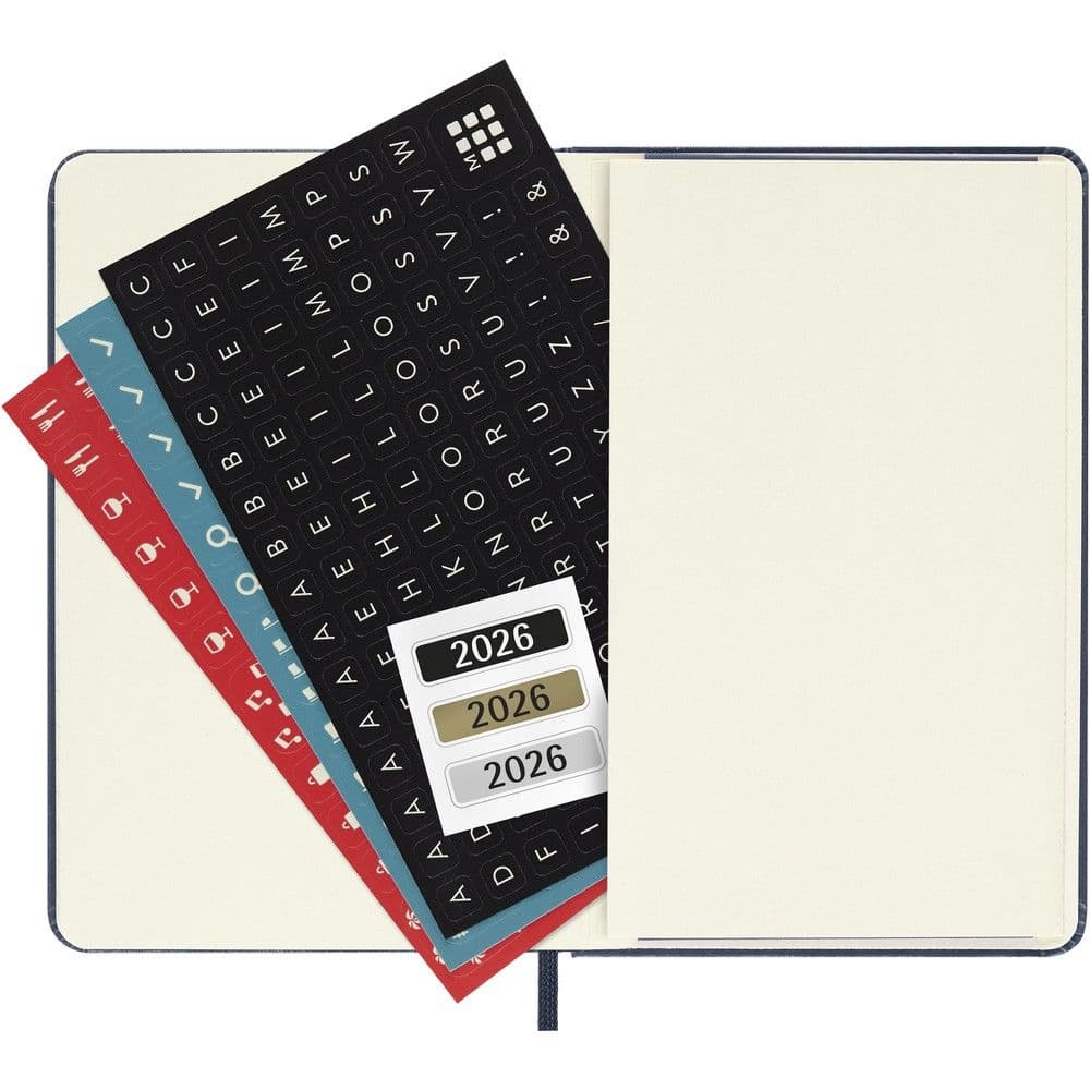 Moleskine Pocket Blue Weekly Hard Cover 12 Month 2026 Planner Sixth Alternate Image