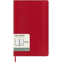 image Moleskine Large Red Weekly Soft Cover 12 Month 2026 Planner Main Image