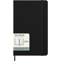 image Moleskine Large Black Weekly Hard Cover 12 Month 2026 Planner Main Image