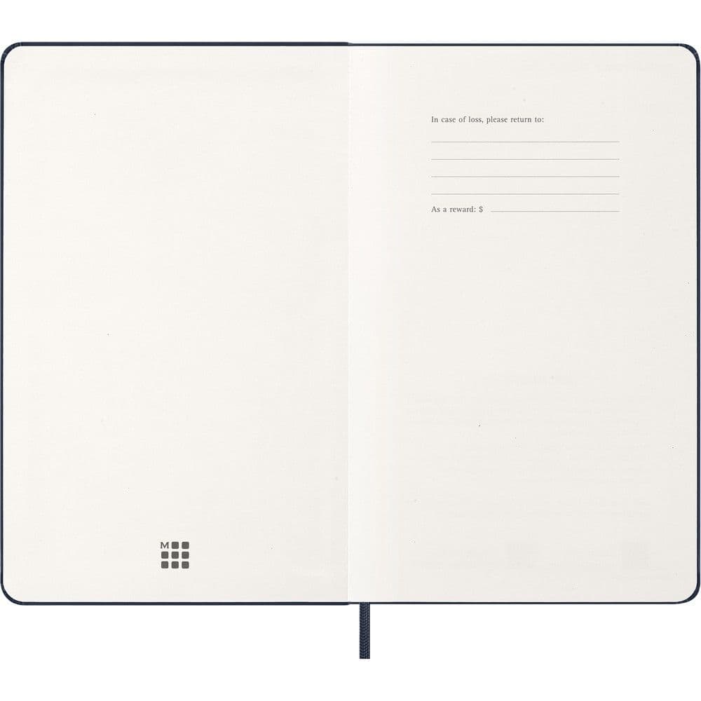 Moleskine Large Blue Weekly Hard Cover 12 Month 2026 Planner Third Alternate Image