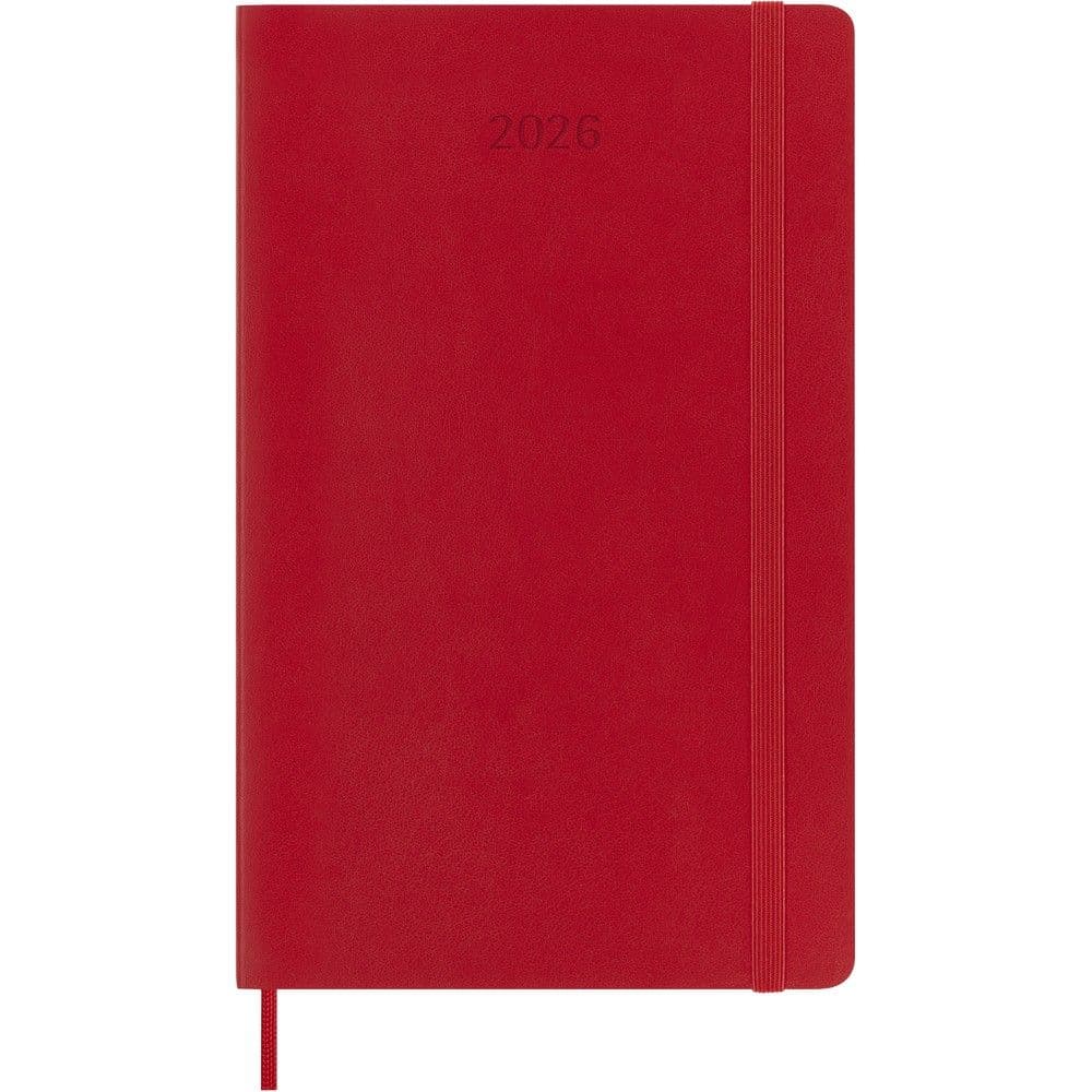 Moleskine Large Red Daily Soft Cover 12 Month 2026 Planner Second Alternate Image