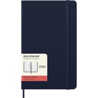 image Moleskine Large Blue Daily Hard Cover 12 Month 2026 Planner Main Image