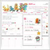image Agenda Familial French 2026 Wall Calendar Second Alternate Image