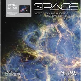 Space Hubble Telescope 2026 Wall Calendar