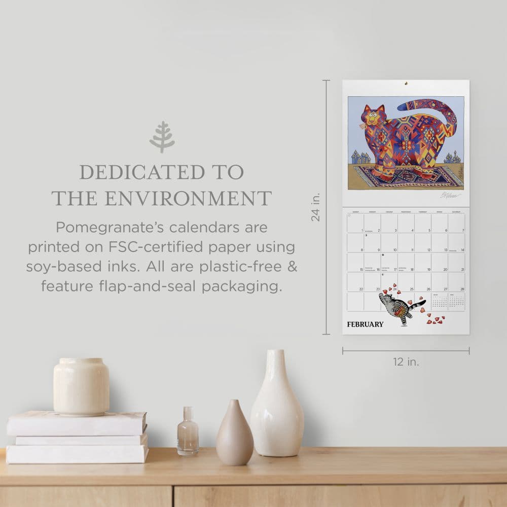 Kliban Cat Special Edition 2026 Wall Calendar, 12'' X 12'', 12-Month Calendar with Stapled Binding