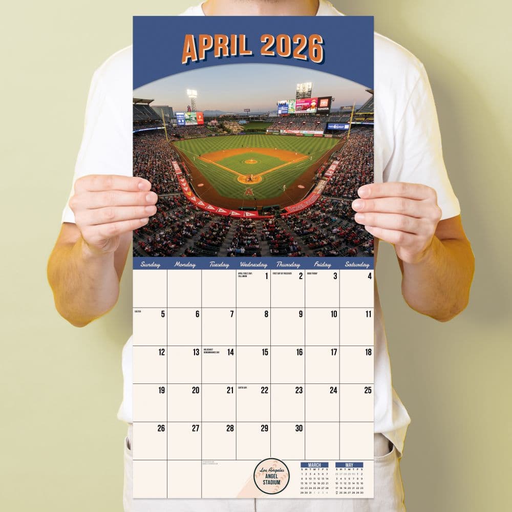 Ballparks 2026 Wall Calendar Fourth Alternate Image