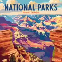 image National Parks Art 2026 Wall Calendar Main Product Image