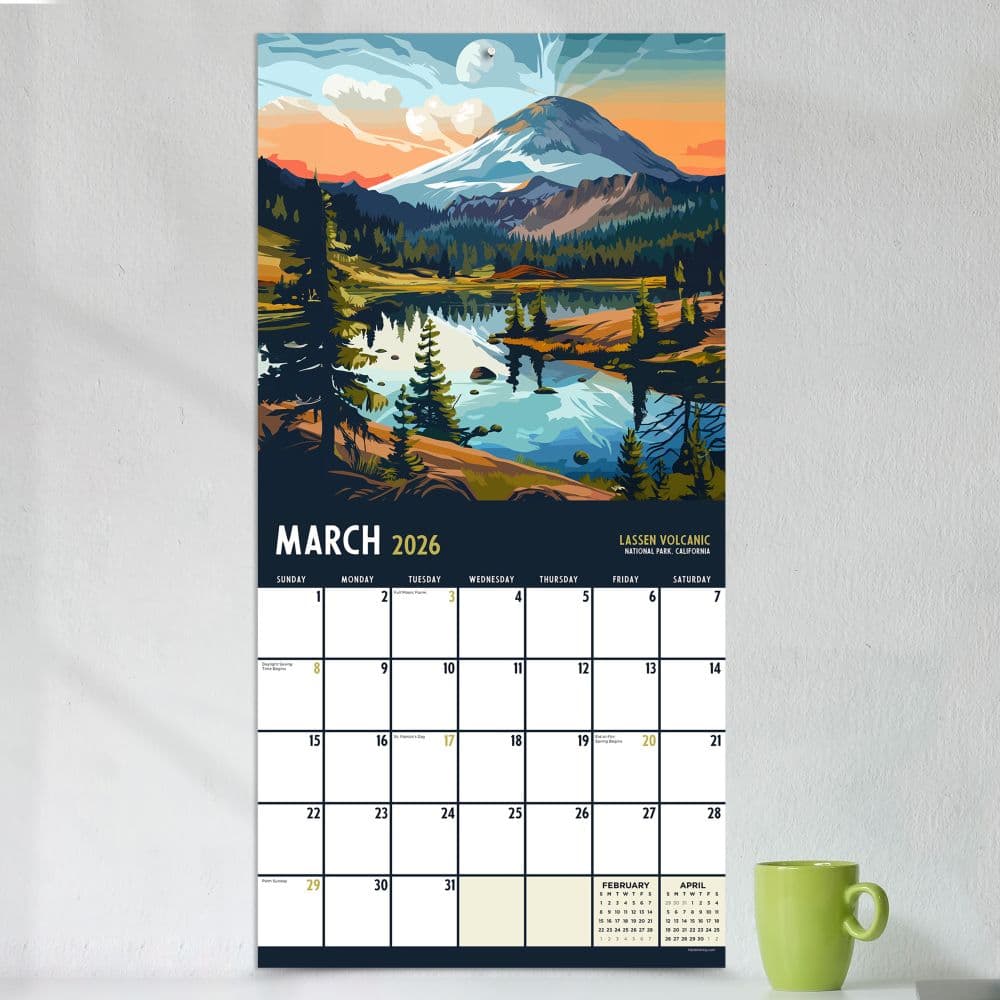 National Parks Art 2026 Wall Calendar Third Alternate Image