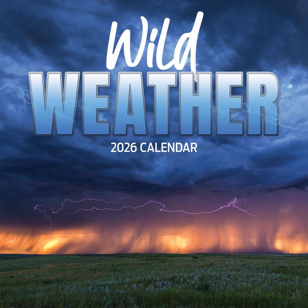 Weather 2026 Wall Calendar Main Product Image