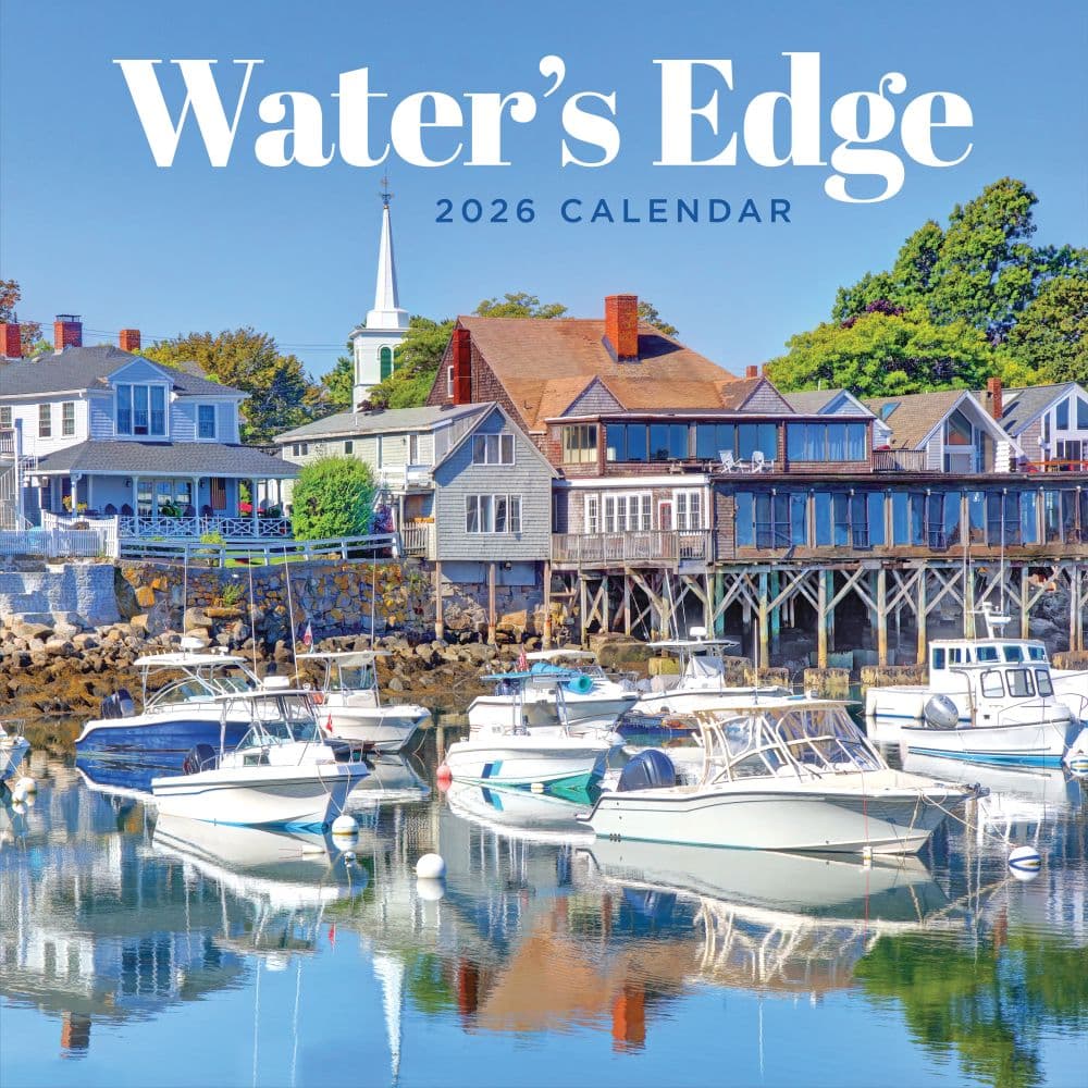 Waters Edge 2026 Wall Calendar Main Product Image