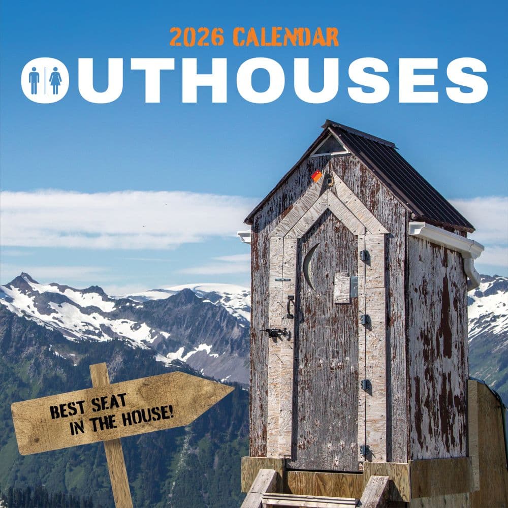 Outhouses 2026 Wall Calendar Main Product Image