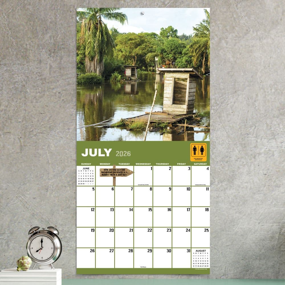 Outhouses 2026 Wall Calendar Third Alternate Image