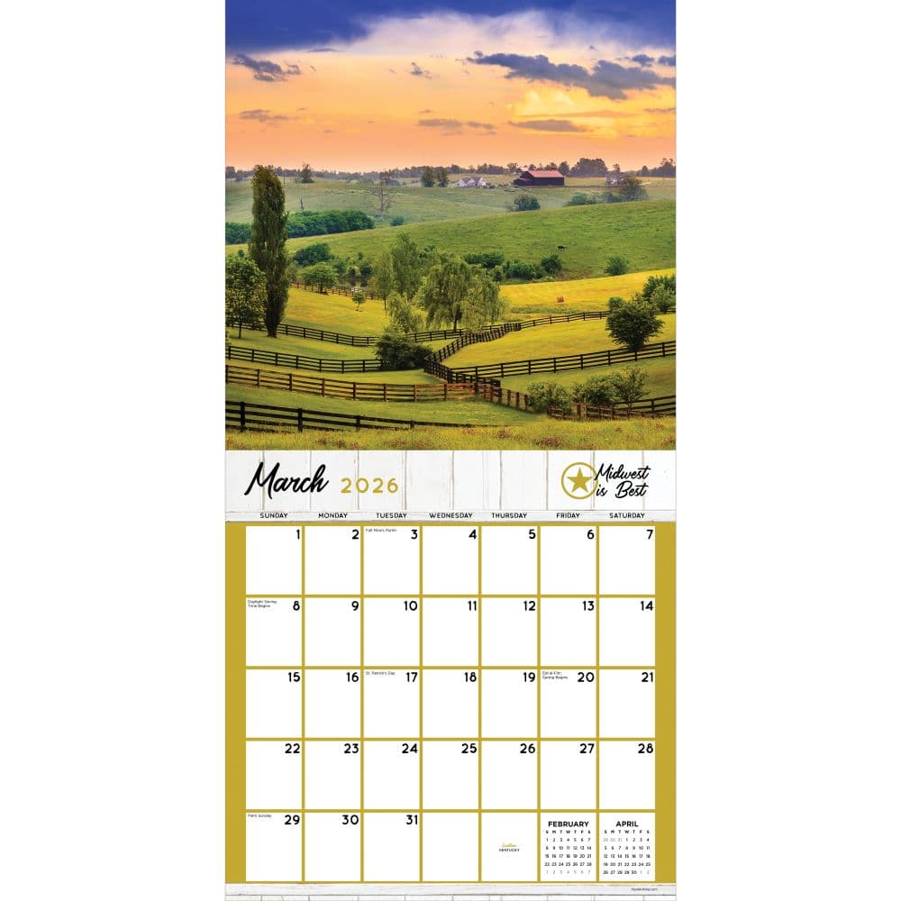 Midwest Is Best 2026 Wall Calendar Second Alternate Image