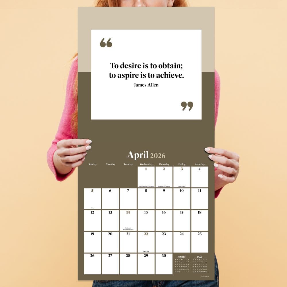 Inspire 2026 Wall Calendar Fourth Alternate Image