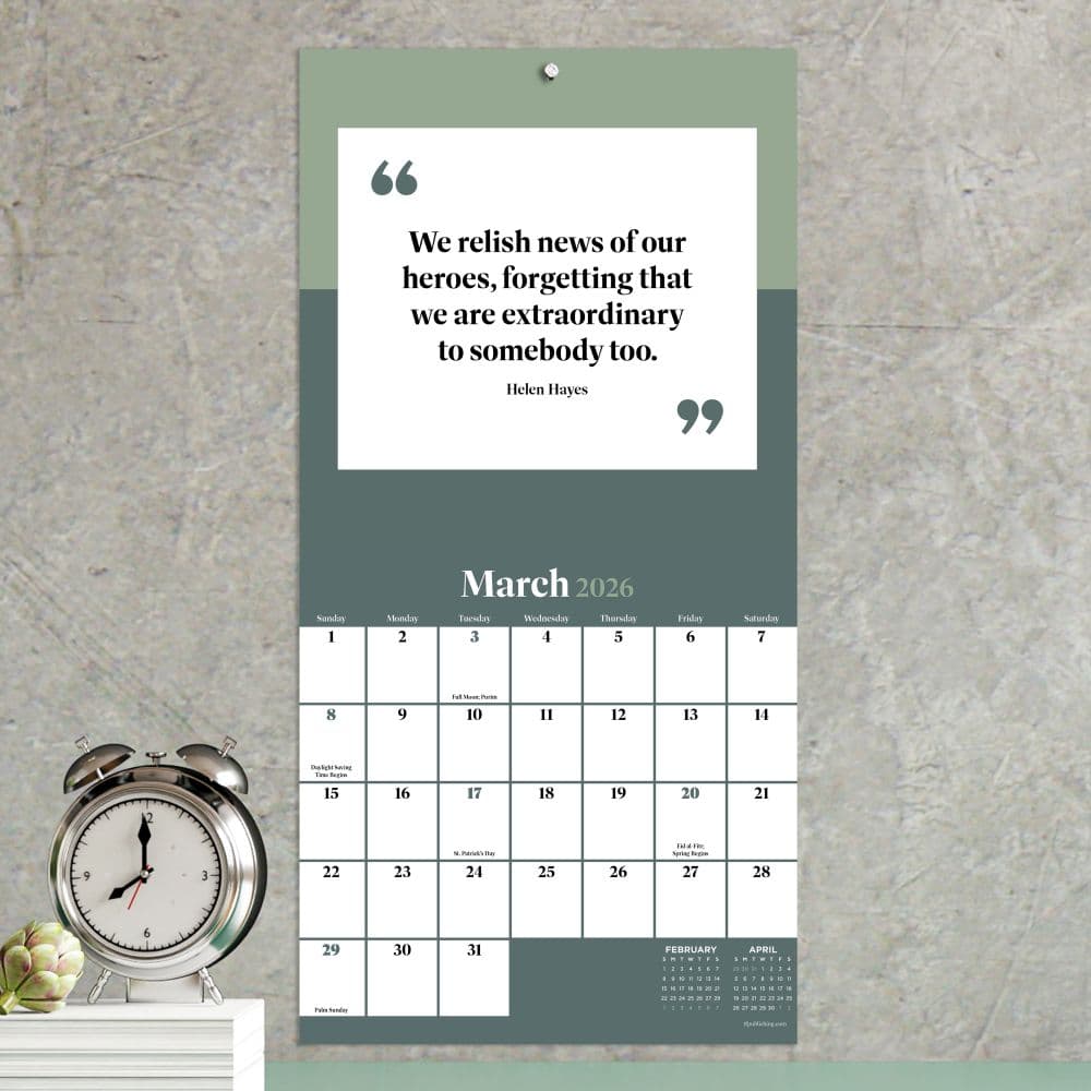 Inspire 2026 Mini Wall Calendar Third Alternate Image