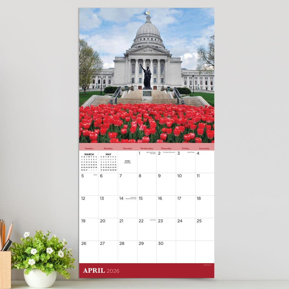Wisconsin 2026 Wall Calendar Third Alternate Image