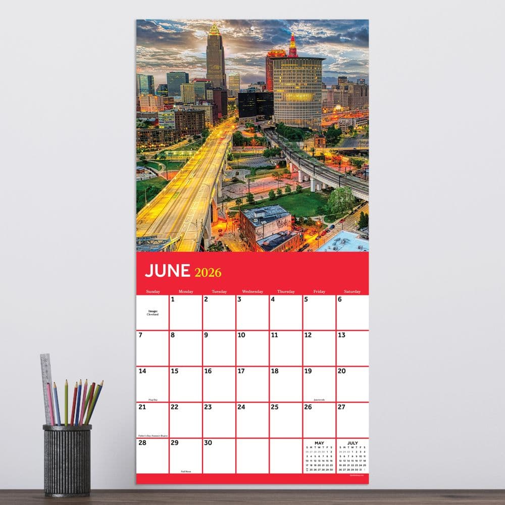 Ohio 2026 Wall Calendar Third Alternate Image