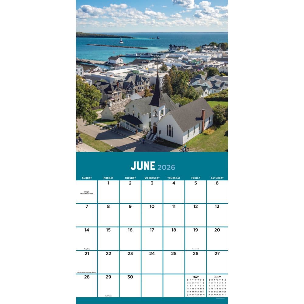 Michigan 2026 Wall Calendar Second Alternate Image