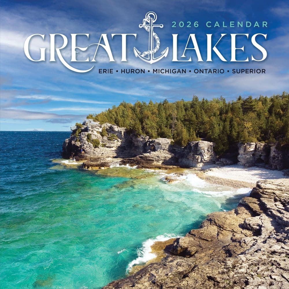 Great Lakes 2026 Wall Calendar Main Product Image