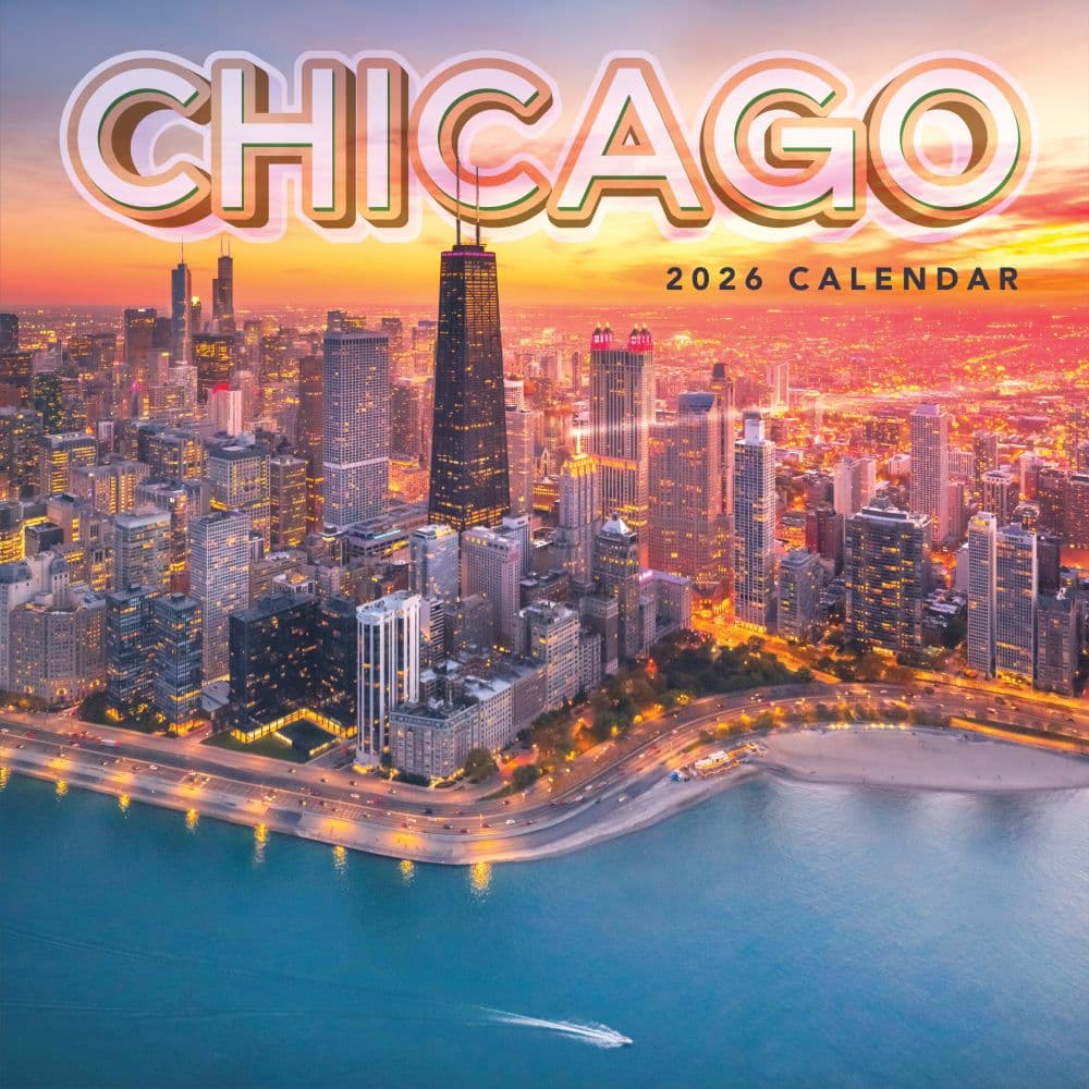 Chicago 2026 Wall Calendar - Calendars.com