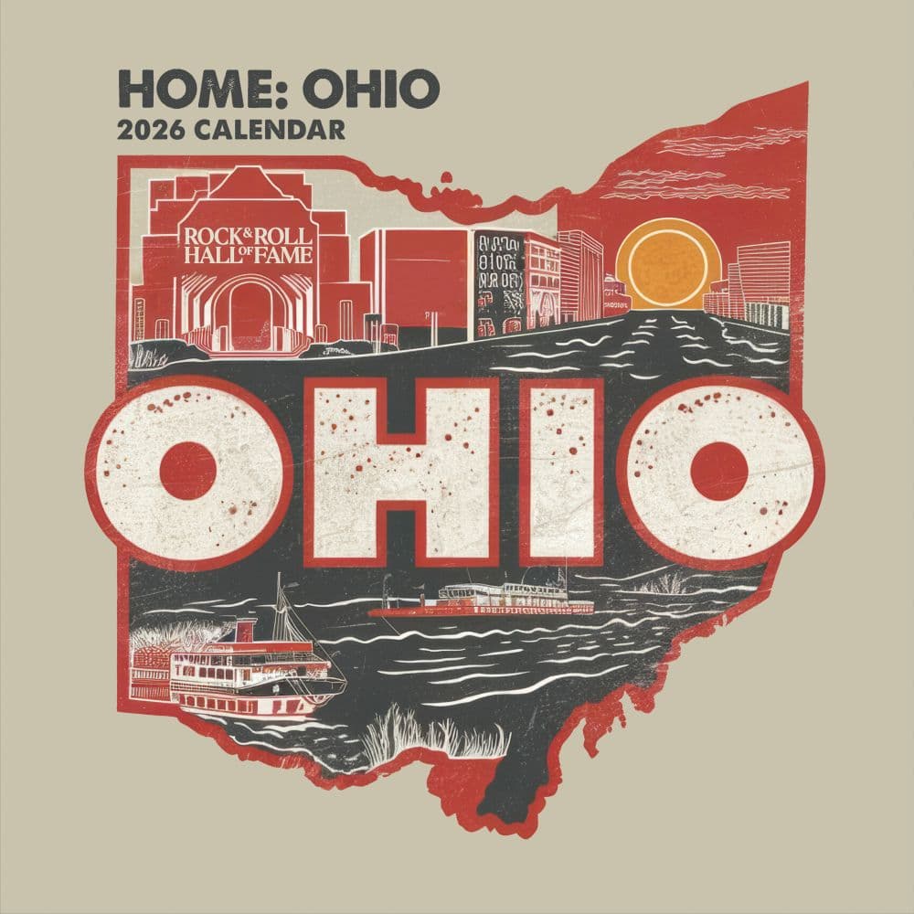 Home Ohio 2026 Wall Calendar Main Product Image