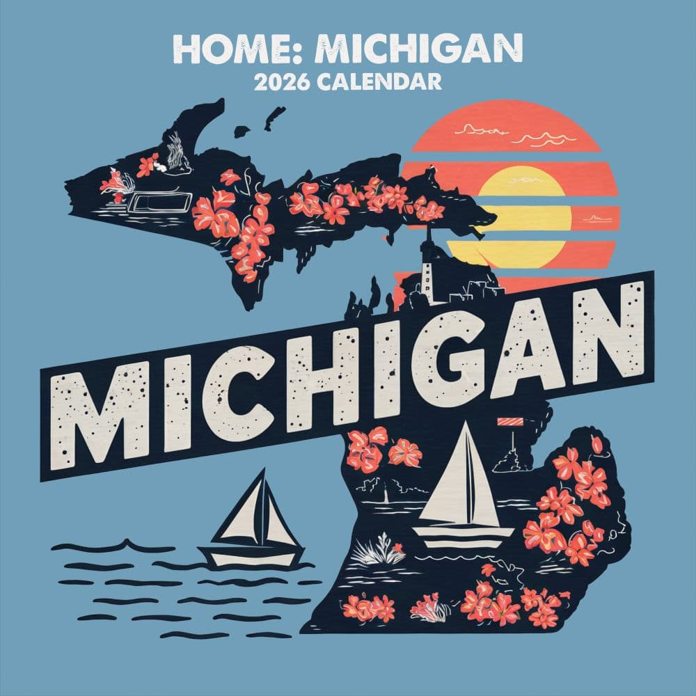 Home Michigan 2026 Wall Calendar Main Product Image