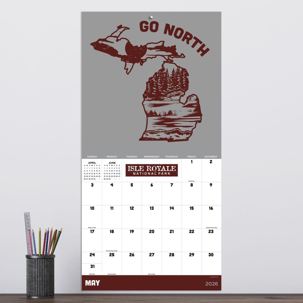 Home Michigan 2026 Wall Calendar Third Alternate Image