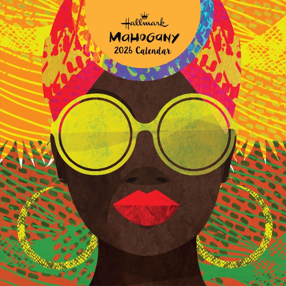 Mahogany Uplifted Empowered 2026 Wall Calendar Main Product Image