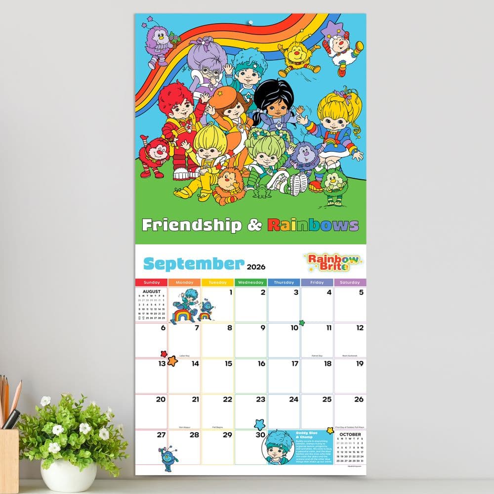 Rainbow Brite 2026 Wall Calendar Third Alternate Image