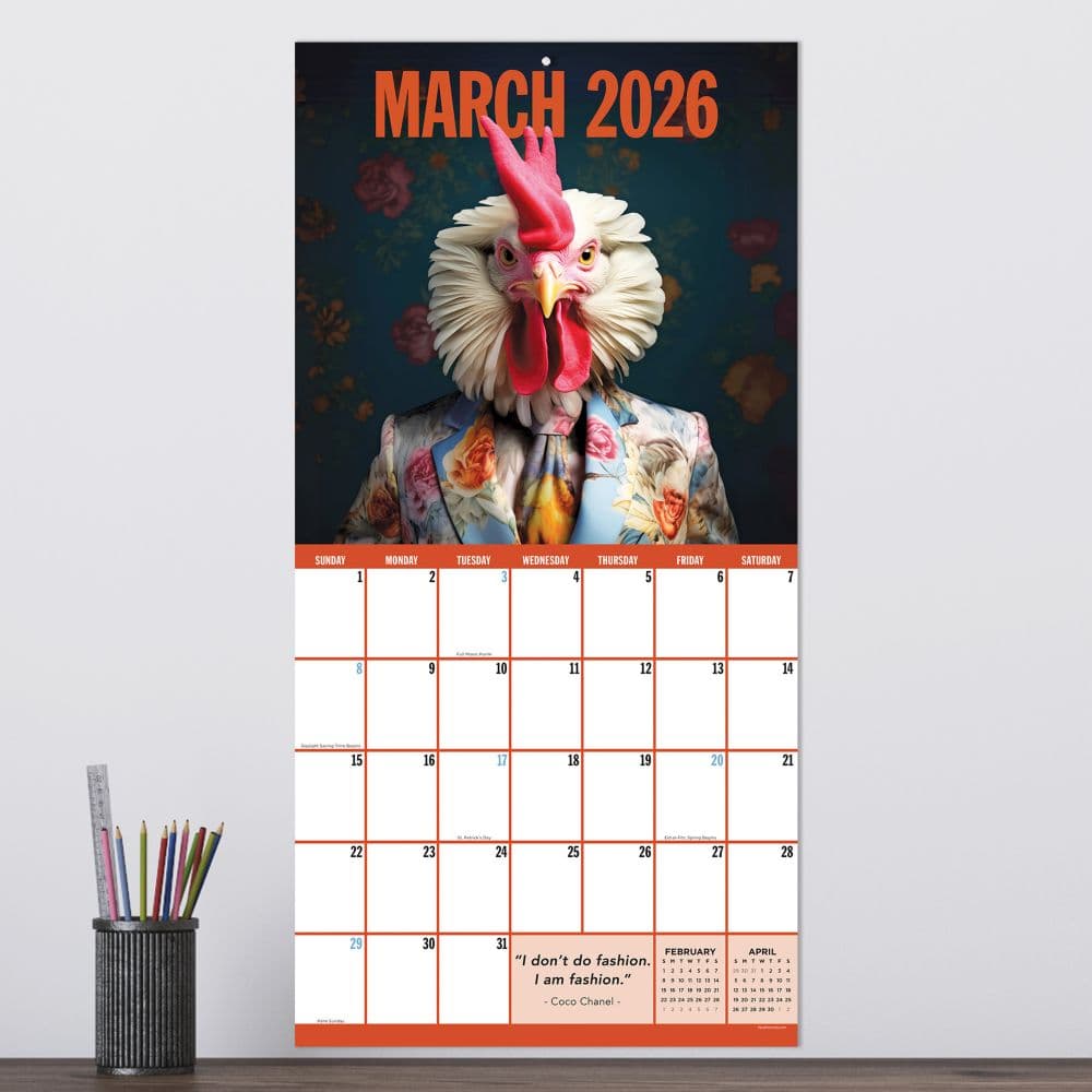 Pawsmopolitan 2026 Wall Calendar Third Alternate Image