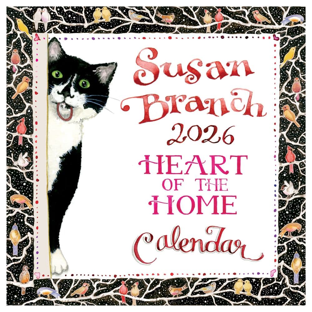 Susan Branch Heart of the Home 2026 Mini Wall Calendar