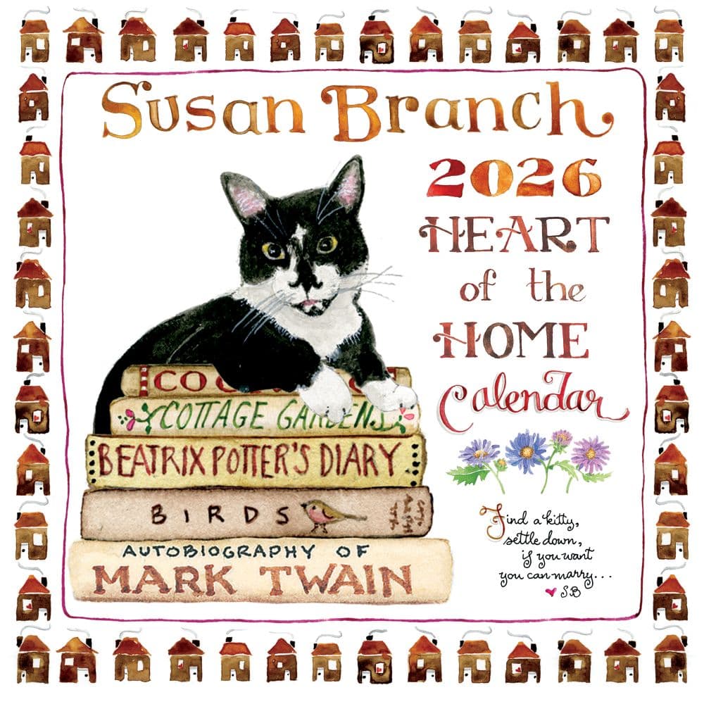 Susan Branch Heart of the Home 2026 Wall Calendar Main Product Image