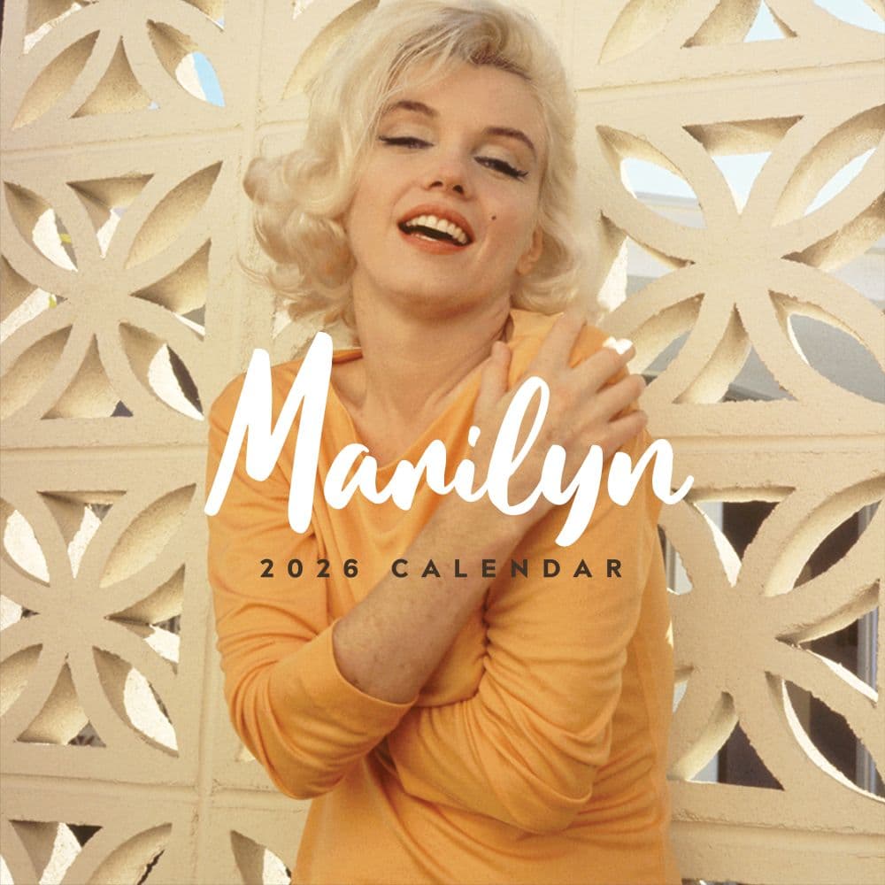 Marilyn Monroe 2026 Wall Calendar Main Product Image