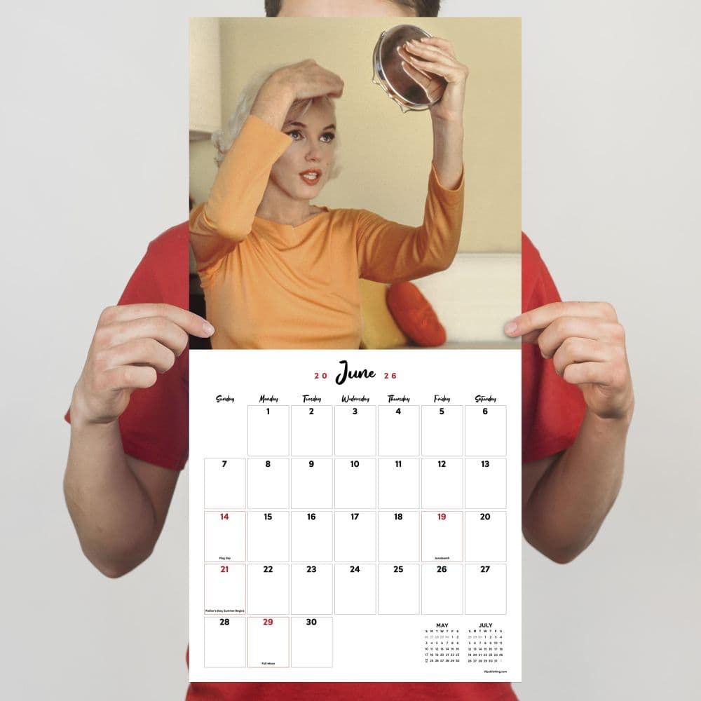 Marilyn Monroe 2026 Wall Calendar Fourth Alternate Image