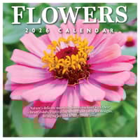 image Flowers 2026 Mini Wall Calendar Main Product Image