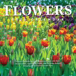 Flowers 2026 Wall Calendar