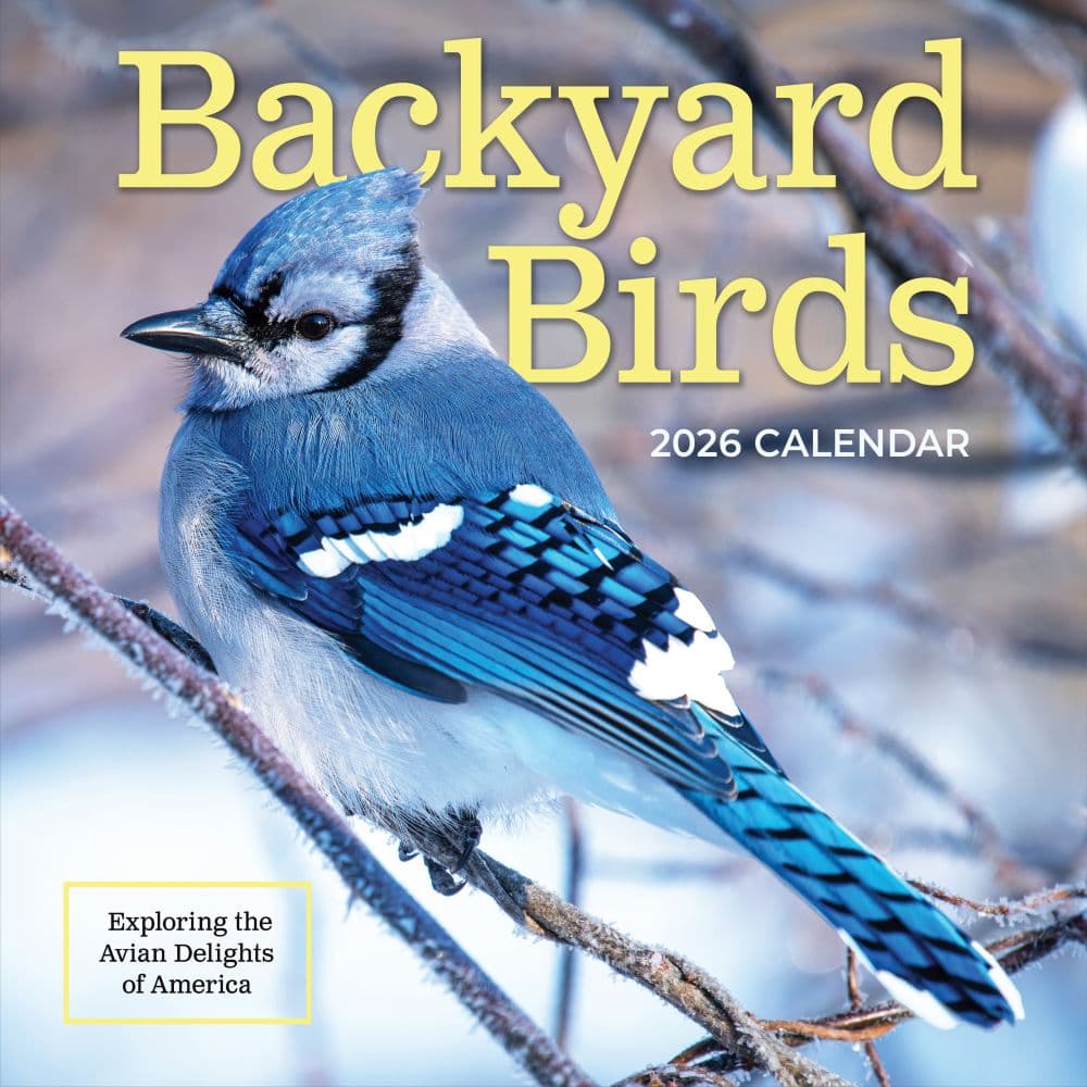 Backyard Birds 2026 Wall Calendar Main Product Image
